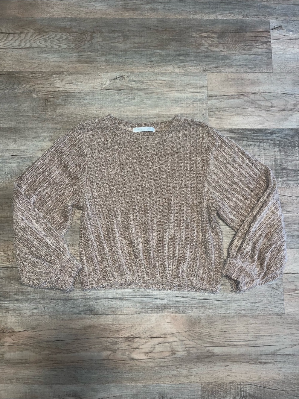 Altar'd State Brown Knit Sweater Like New size Large